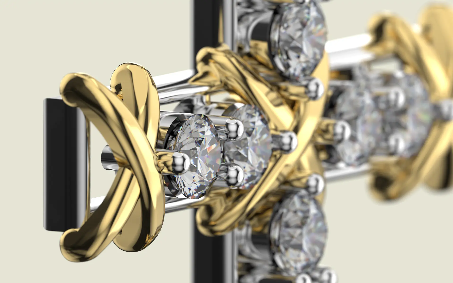 Крест Tiffany - X