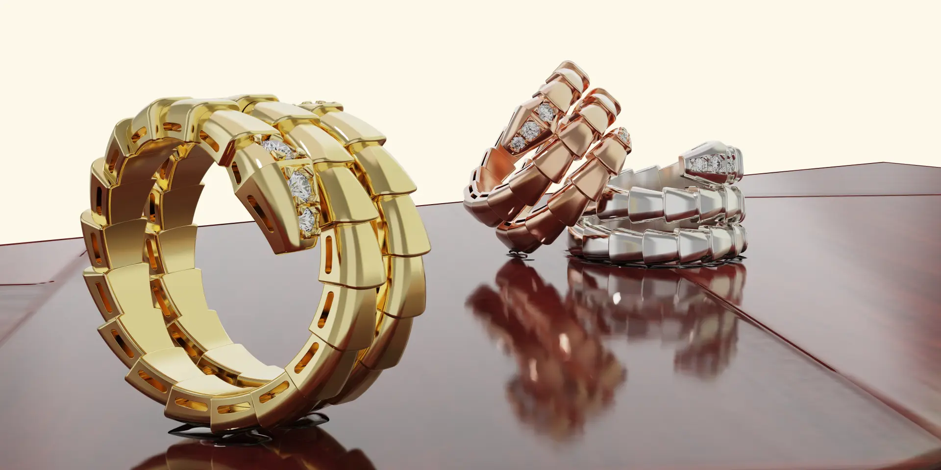 Кольцо Bvlgari - Serpenti double Ring