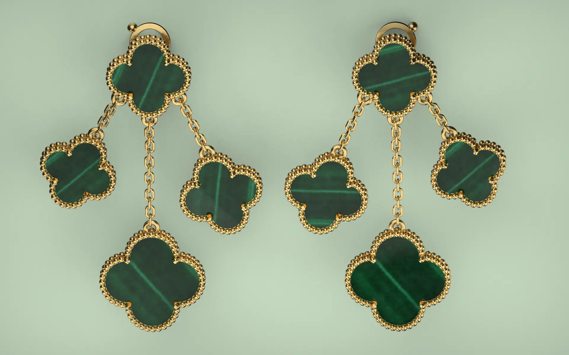 Серьги Clover - Magic Alhambra