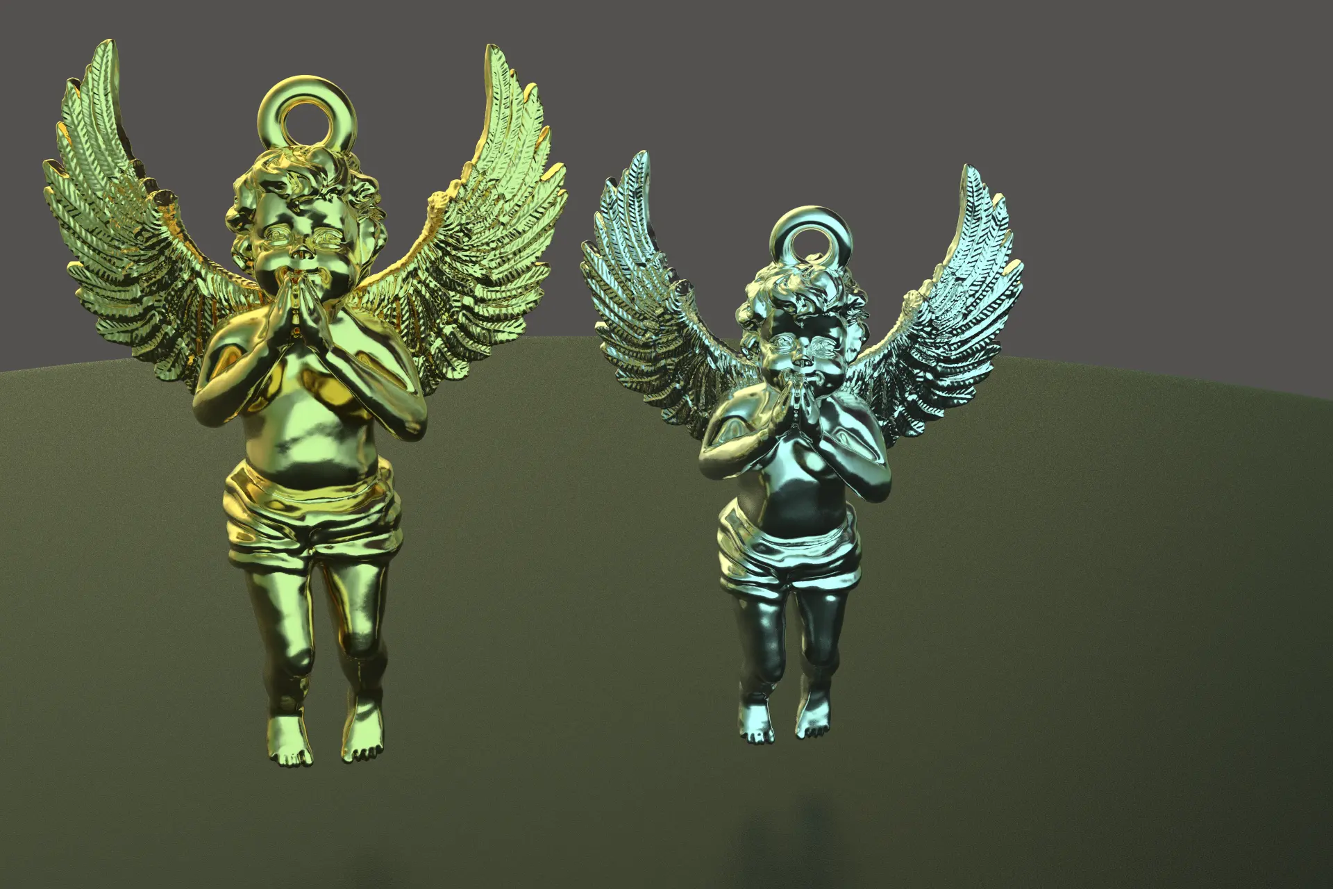 Подвеска Ангел купидон