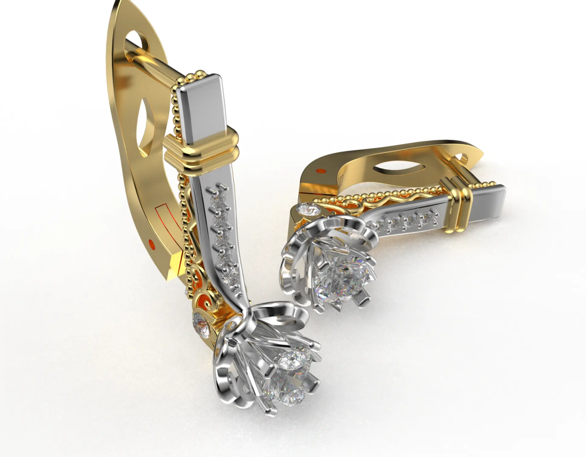 Серьги Верраджио