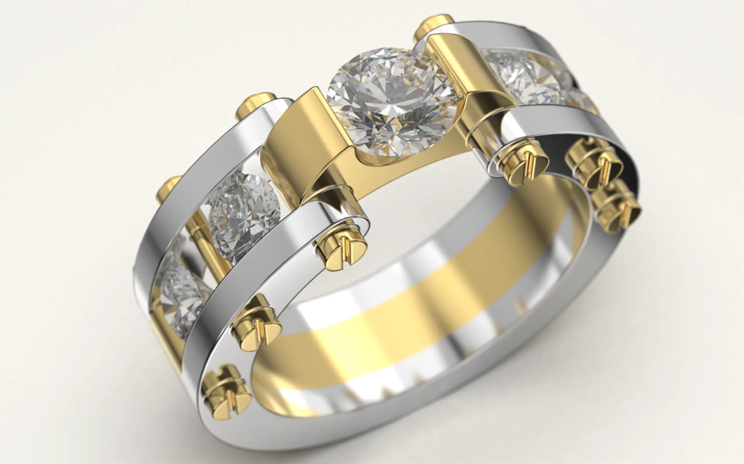 Кольцо Мужской Перстень ( Печатка ) 015