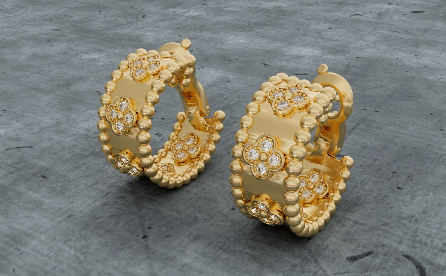 Серьги Clover - Perlee Original