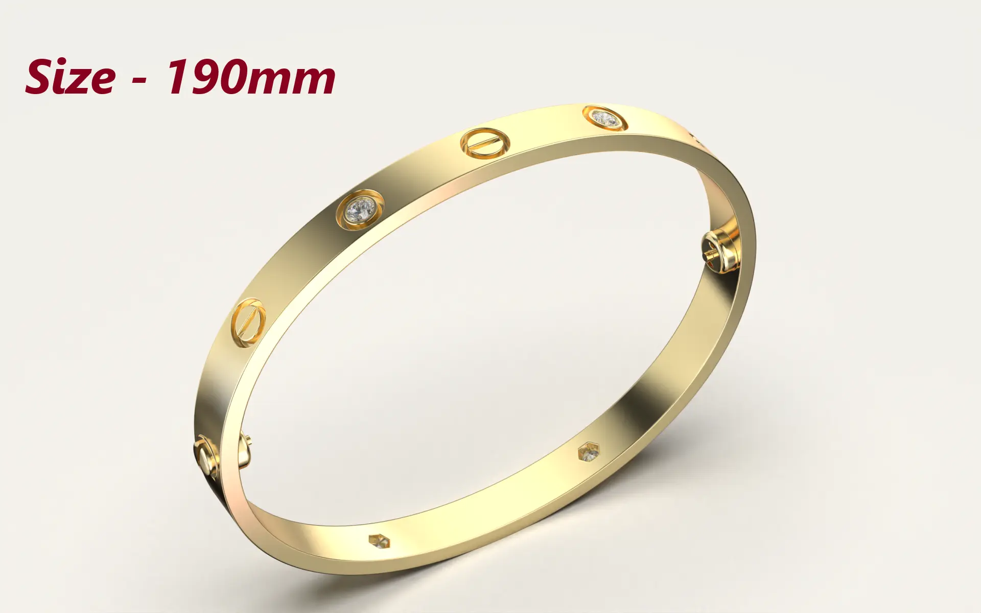 Браслет Love Classic model 190mm